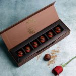 Strawberry Truffle Brown Chocolate Box (Pack of 6, 1 Chocolate 6 pcs each)