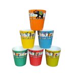 Elephant Procession Kullads Set of 6 (180 ml each)